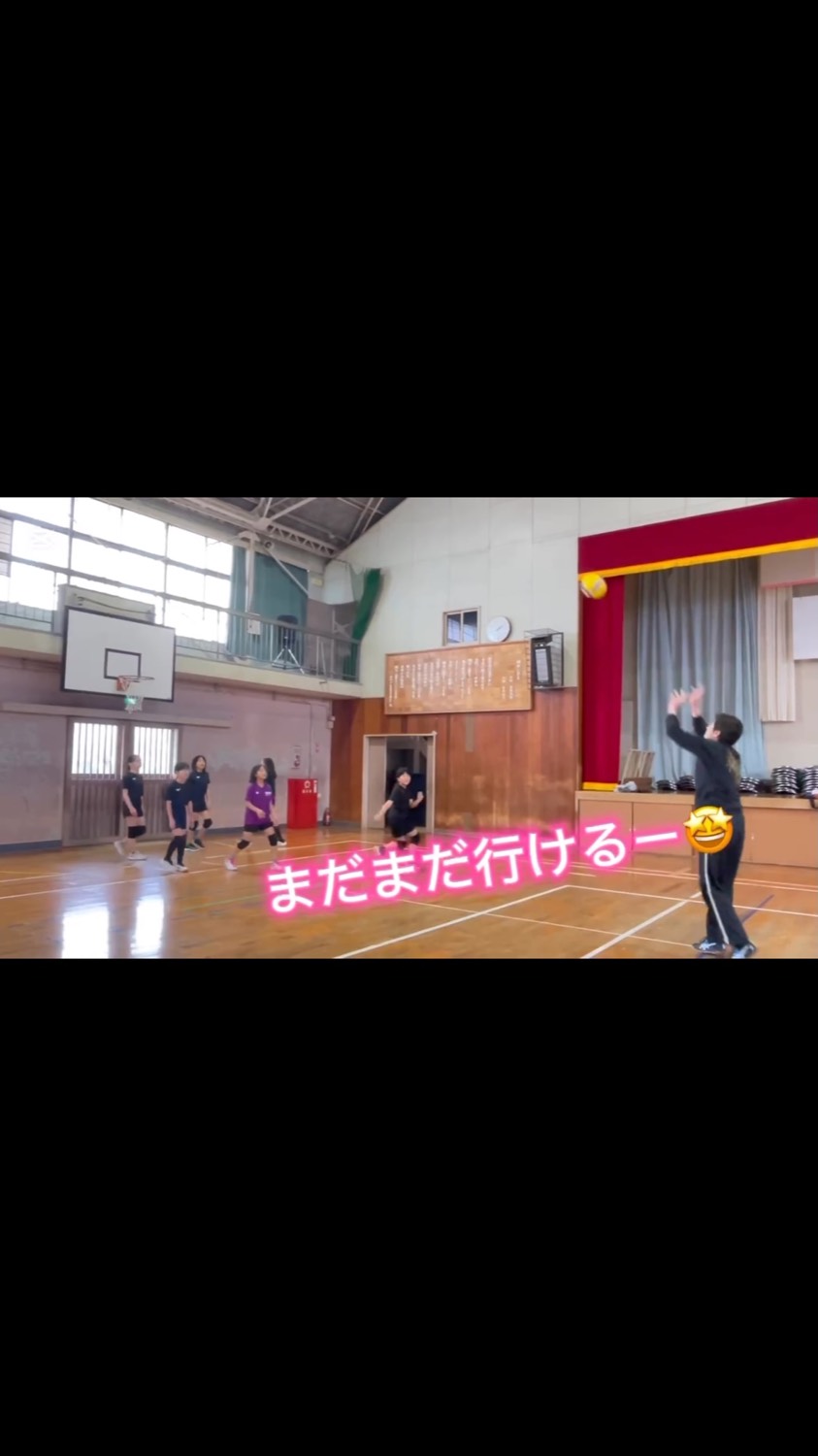 レシーブが続くようになってきました